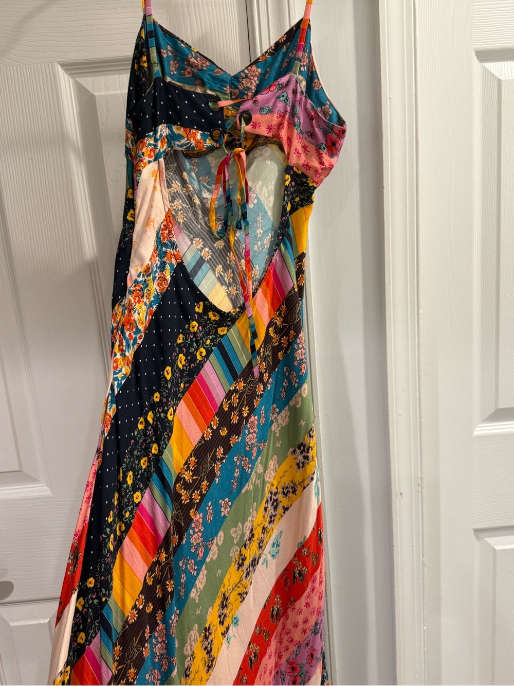 Free People Multicolor Striped Floral Maxi Dress - Picture 5 of 5